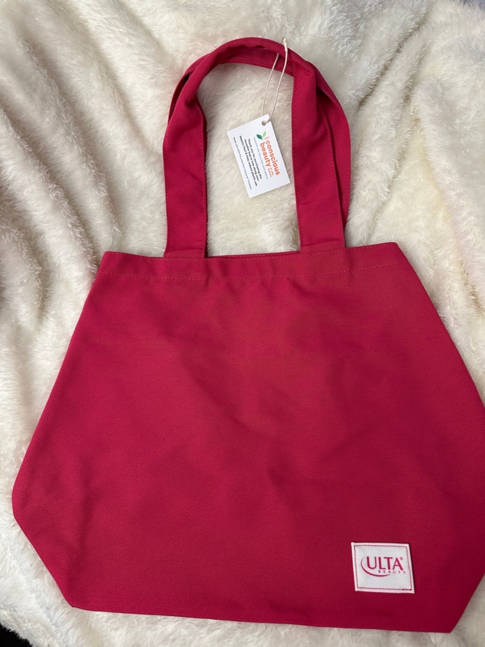 Ulta Beauty Hot Pink Canvas Tote